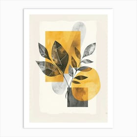 Yellow Leaves Canvas Print Art Print