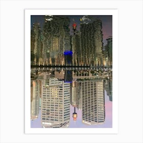 Reflections Of Darling Harbour Art Print