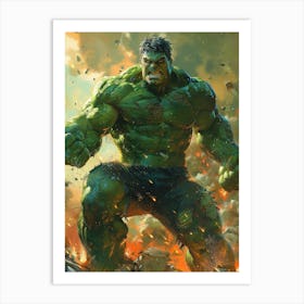 Hulk 03 Art Print