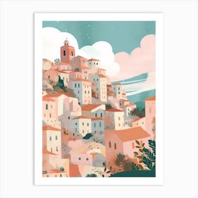 Matera, Italy Illustration Art Print