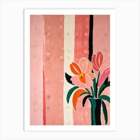 Pink Tulips Art Print