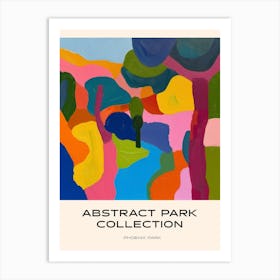 Abstract Park Collection Poster Phoenix Park Dublin 1 Art Print
