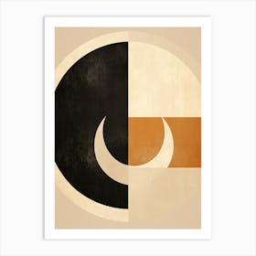 Beige Bauhaus Ulm Universe Art Print