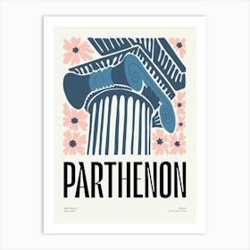 Travel Parthenon Abstract Gallery Art Print