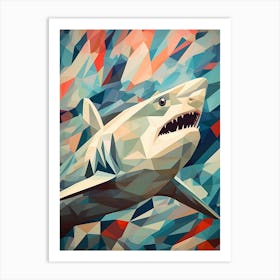 Shark In The Style Of Matisse Abstract 2 Art Print