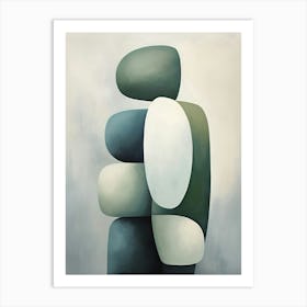 2024 May Poster Canvas Scandi Abstract Pp 6 Art Print