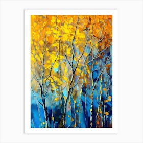 Autumn Trees 1 Art Print