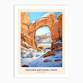 Arches National Park United States Of America 2 Poster Art Print