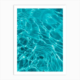 Pool In Summer Art Print