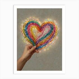Heart Of Light 2 Art Print