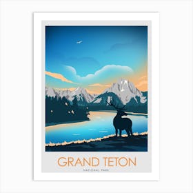 Grand Teton Art Print