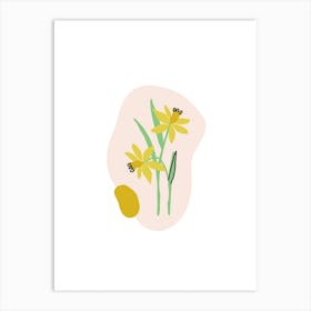 Daffodil Flower Art Print