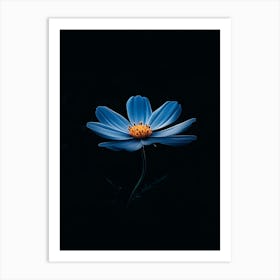 Blue Flower 2 Art Print