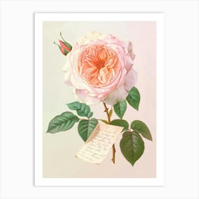 English Roses Painting Romantic 4 Art Print