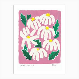 Pink Daisies Art Print