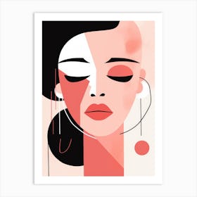 Abstract Portrait Of A Woman 16 Art Print