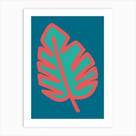 Monstera Leaf Art Print