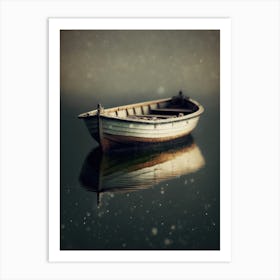Lonesome Boat Art Print