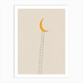 Ladder To The Moon Art Print