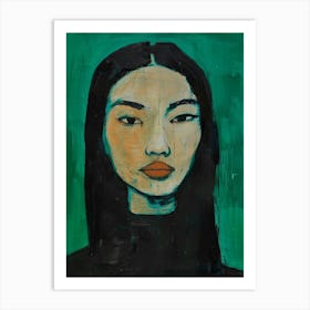 Portrait Of A Woman 595 Art Print