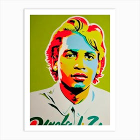 Lil Durk Colourful Pop Art Art Print