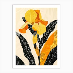 Yellow Iris Art Print