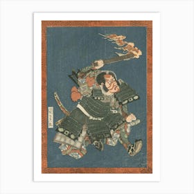 Ichikawa Danjuro Vii As I No Hayata By Utagawa Kunisada Art Print