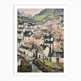 Keswick (Cumbria) Painting 1 Art Print