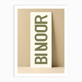 Binnor Art Print