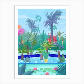 Cactus Garden Art Print