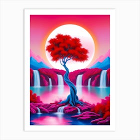 Tree In The Water 1 Art Print