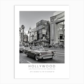 California Hollywood Travel Art Print