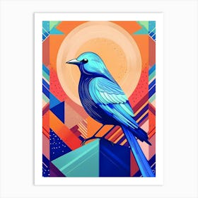 Blue Bird Art Print