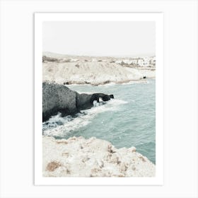 Coastal Chronicals, Milos Art Print