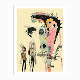 'The Fucking World' Style Abstract Art Print