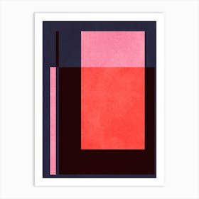 Modern geometric art 8 Art Print