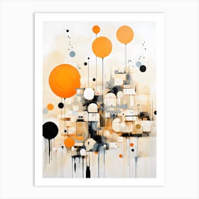 Eclectic Elegance: Pastel Geometry Art Print