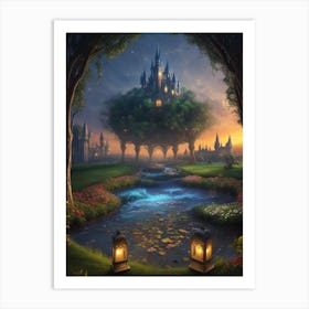 Castle of dreams Art Print