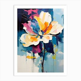 Abstract Flower Painting 18 Art Print