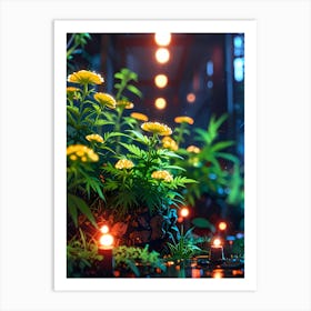 Weeds In The Water Art Print