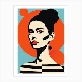 Portrait Of A Woman 488 Art Print