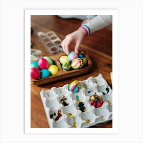 Easter Egg Painting 17 Art Print