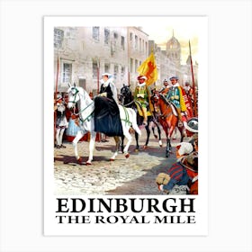 Edinburgh, The Royal Mile Art Print