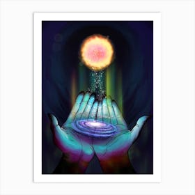 The Galaxy In The Palm Of Your Hands Art Print