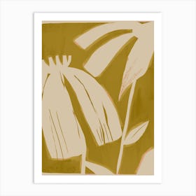 Abstract Minimal Flowers 25 Art Print