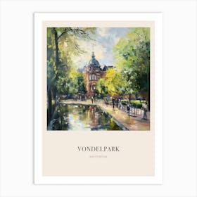 Vondelpark Amsterdam 3 Vintage Cezanne Inspired Poster Art Print