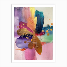 Abstract colorful Painting Art Print