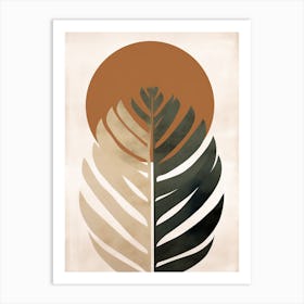 Palm Leaf, Boho Decor 1 Art Print