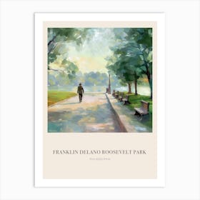 Franklin Delano Roosevelt Park Philadelphia United States 3 Vintage Cezanne Inspired Poster Art Print