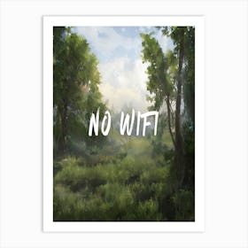 No Wifi 2 Art Print